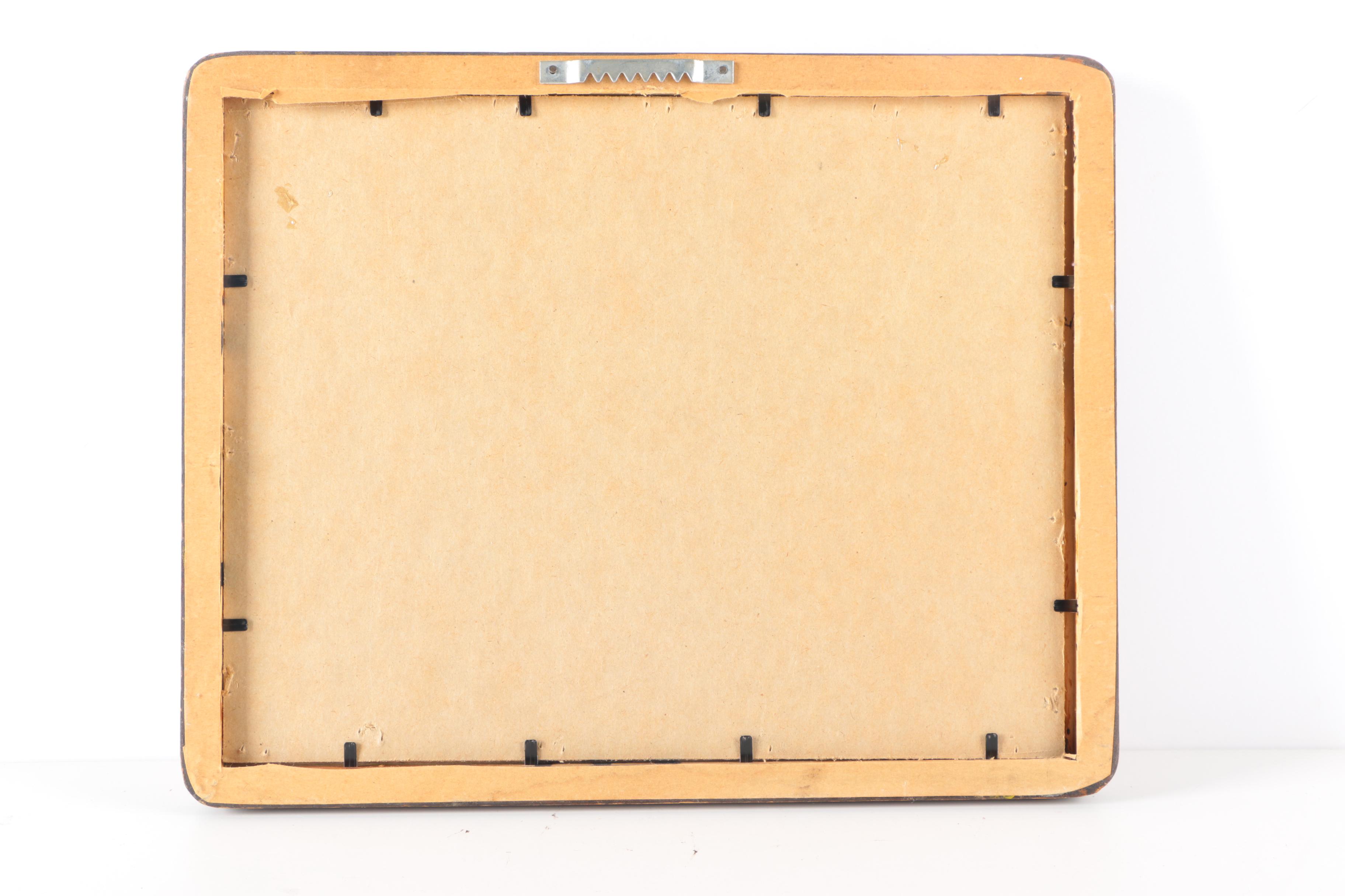 Hand Colored Engraving of an Asian Genre Scene