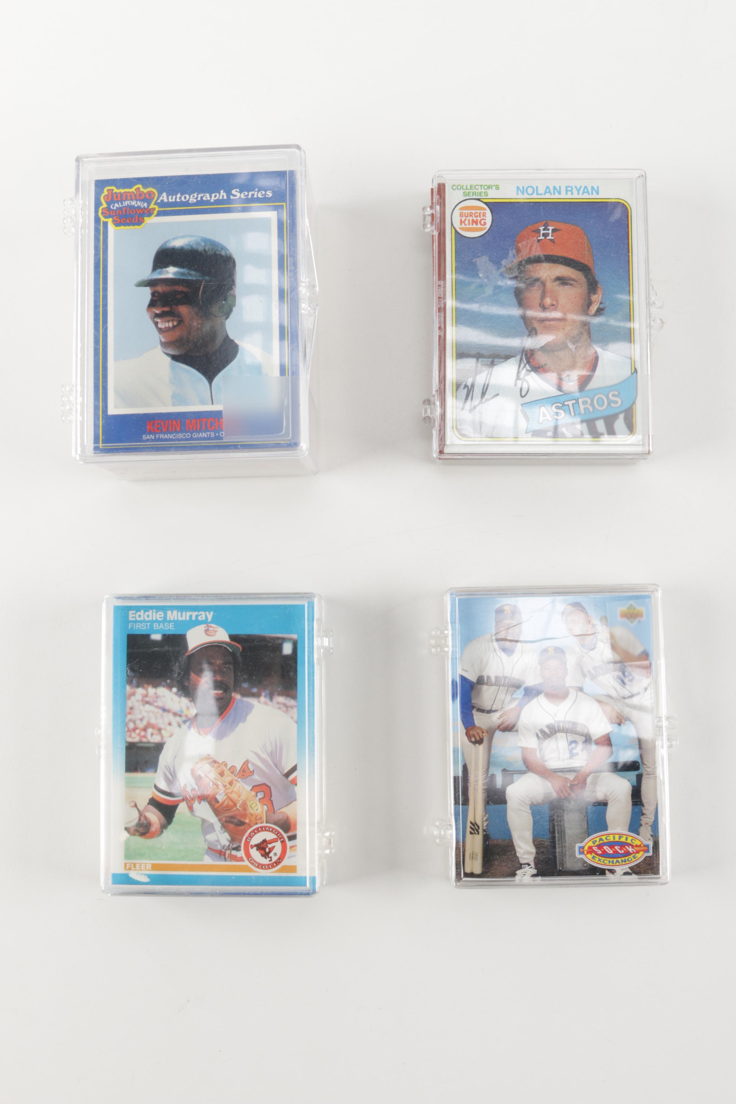 Assortment of 1980s and 1990s Baseball Cards