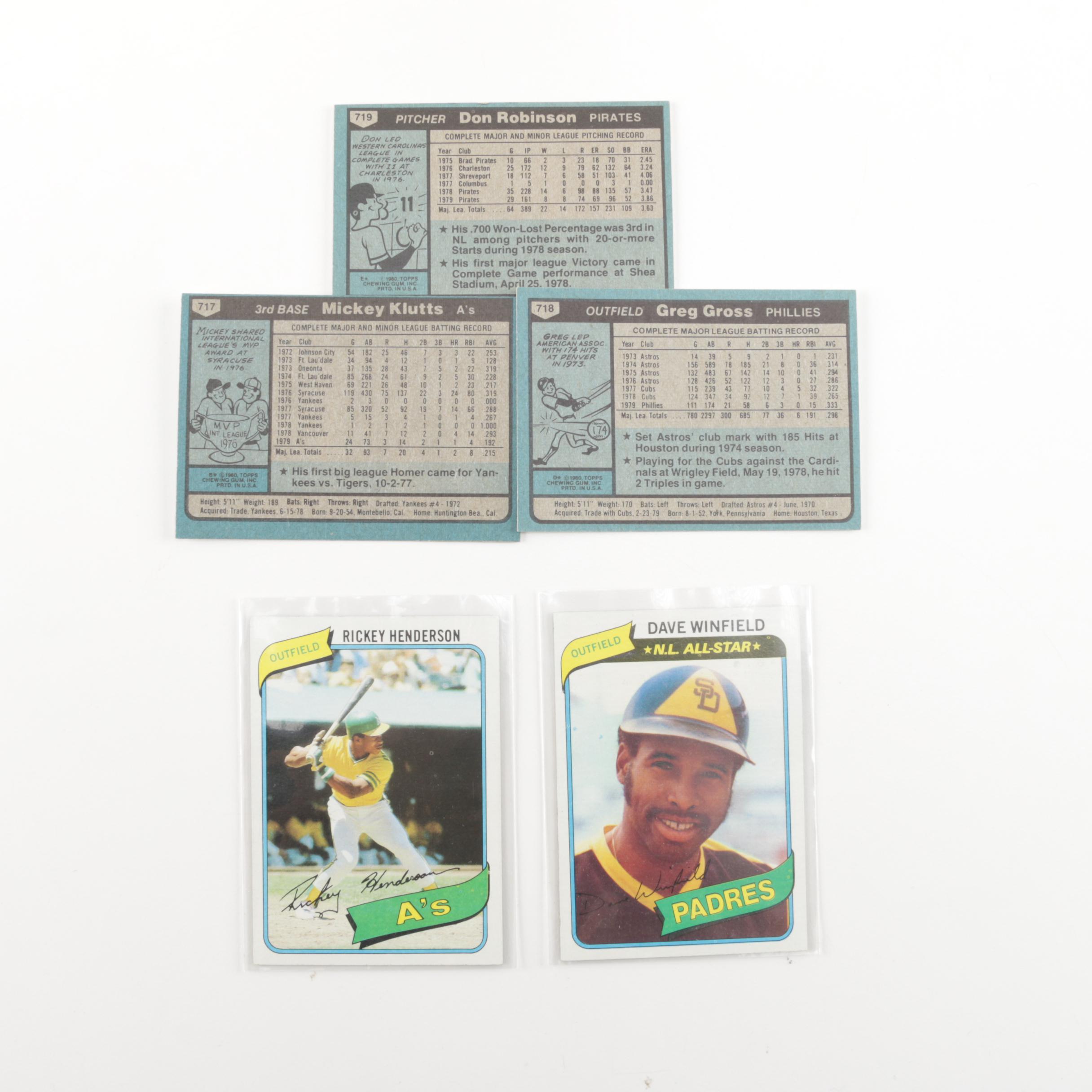Complete 1980 Topps Baseball Card Set