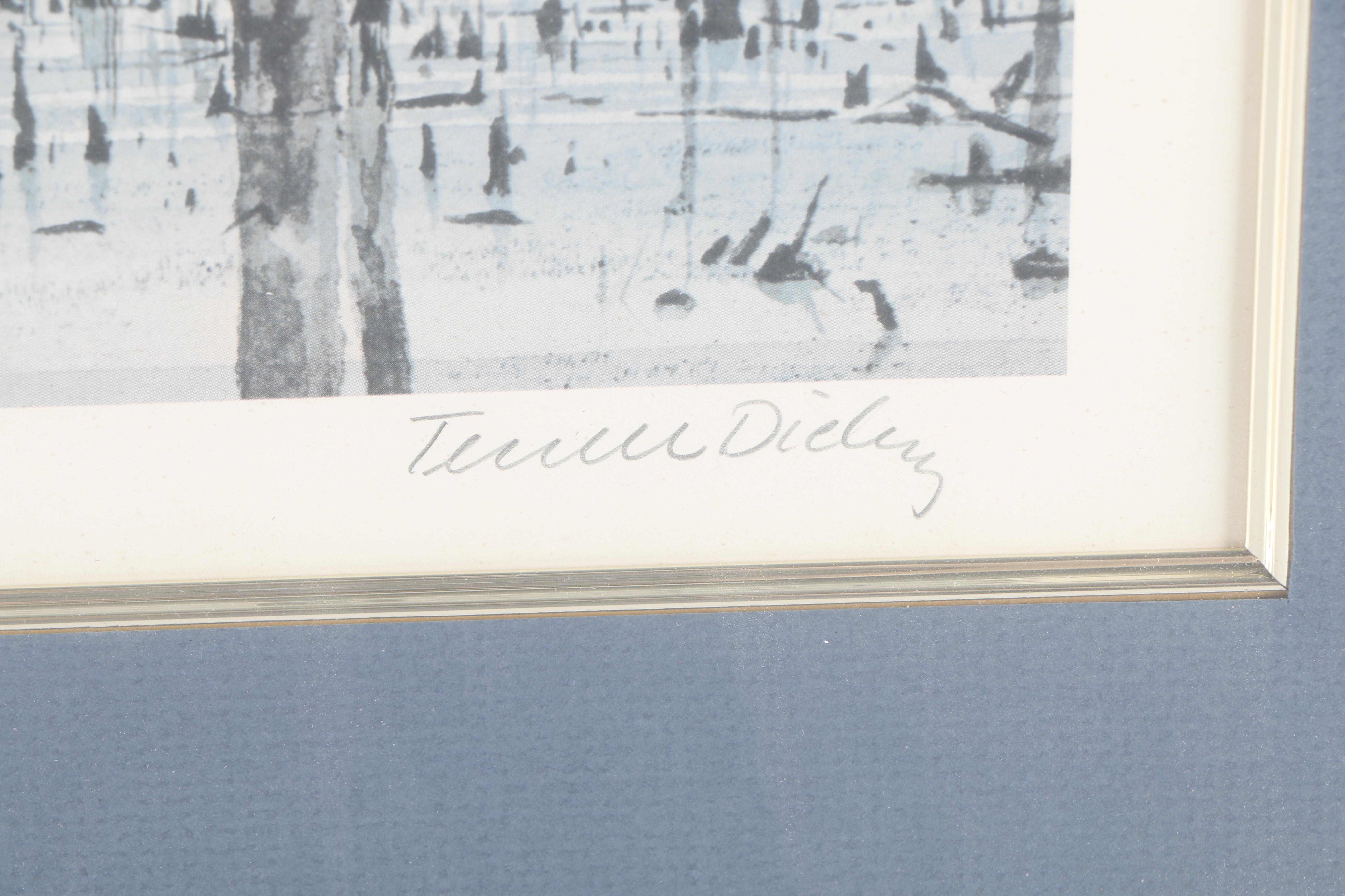 Terrell Dickey Limited Edition Offset Lithograph "Arkansas Mallard"