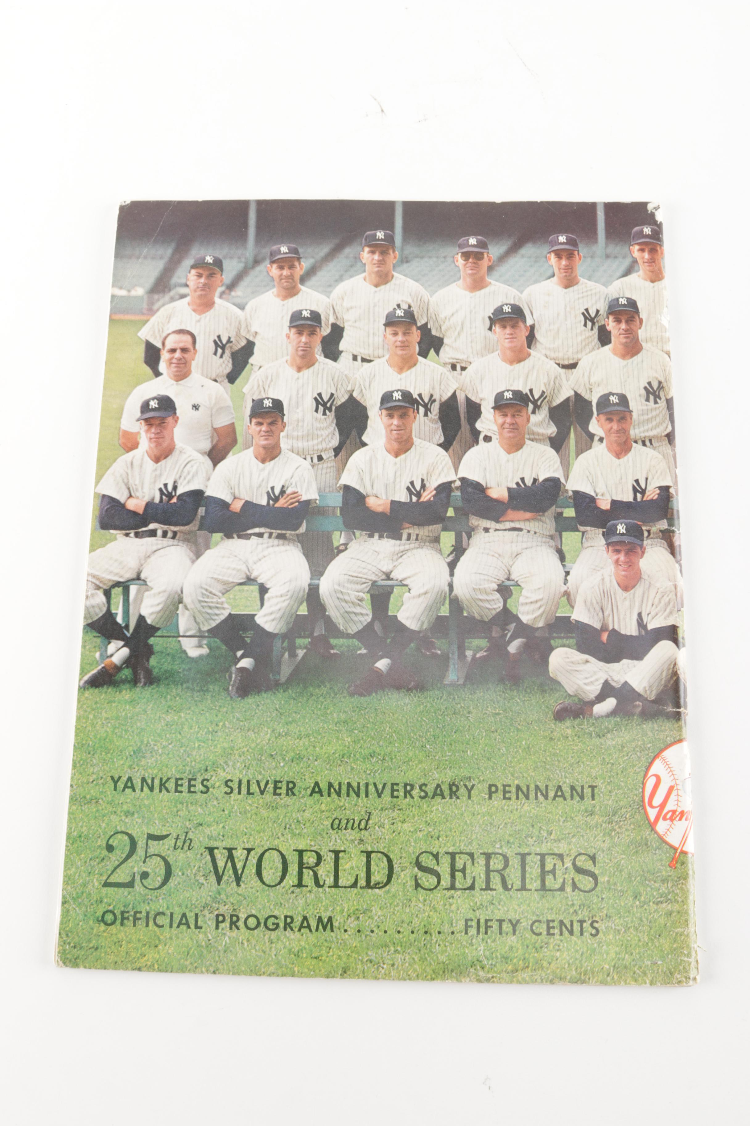 Yankees Ephemera Memorabilia