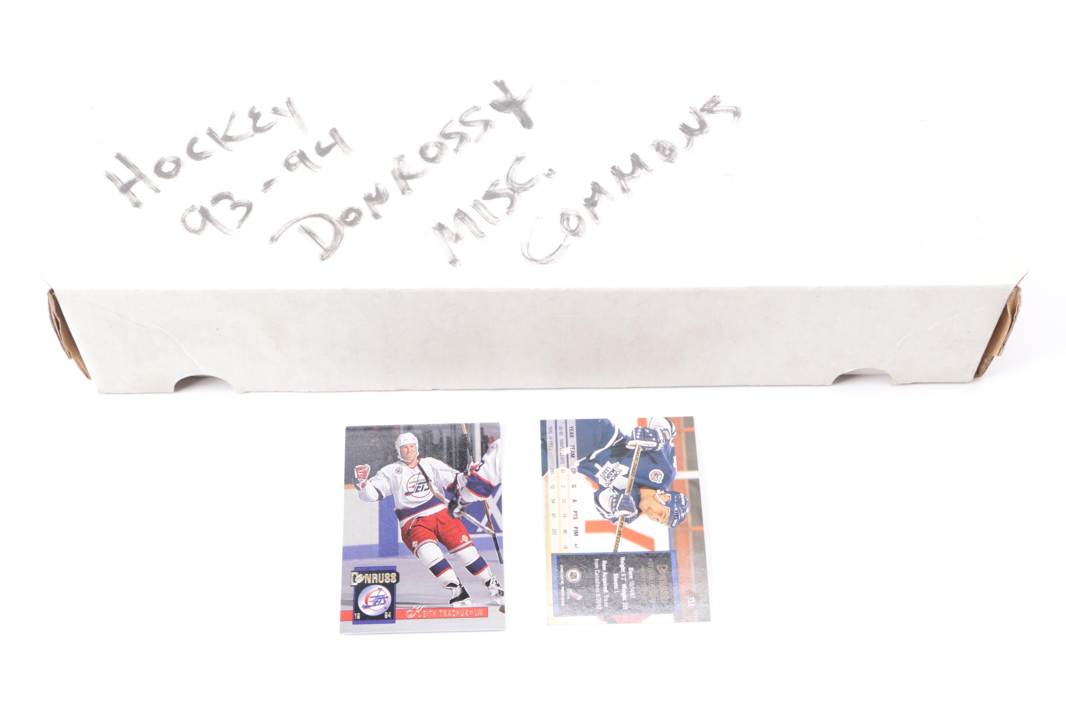 Assortment of 1990s Hockey Cards