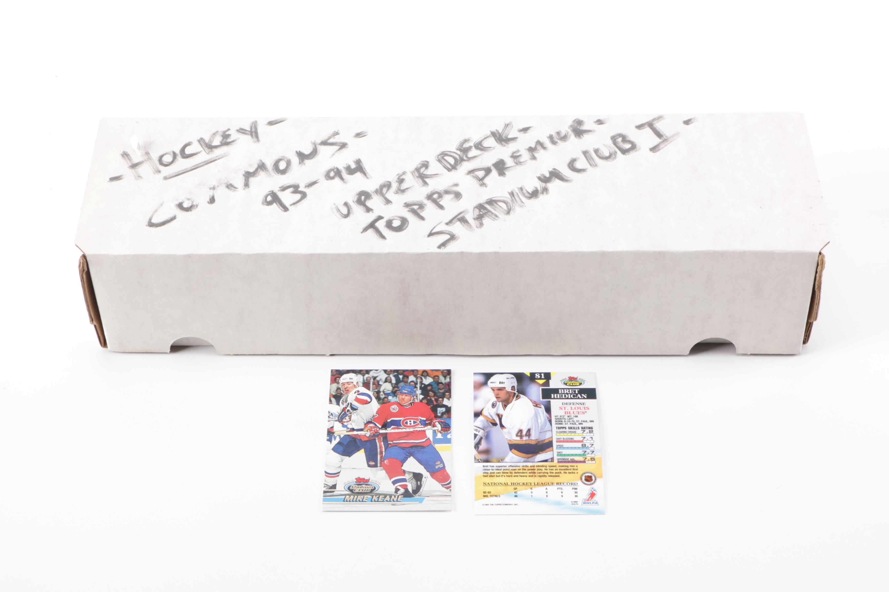 Assortment of 1990s Hockey Cards