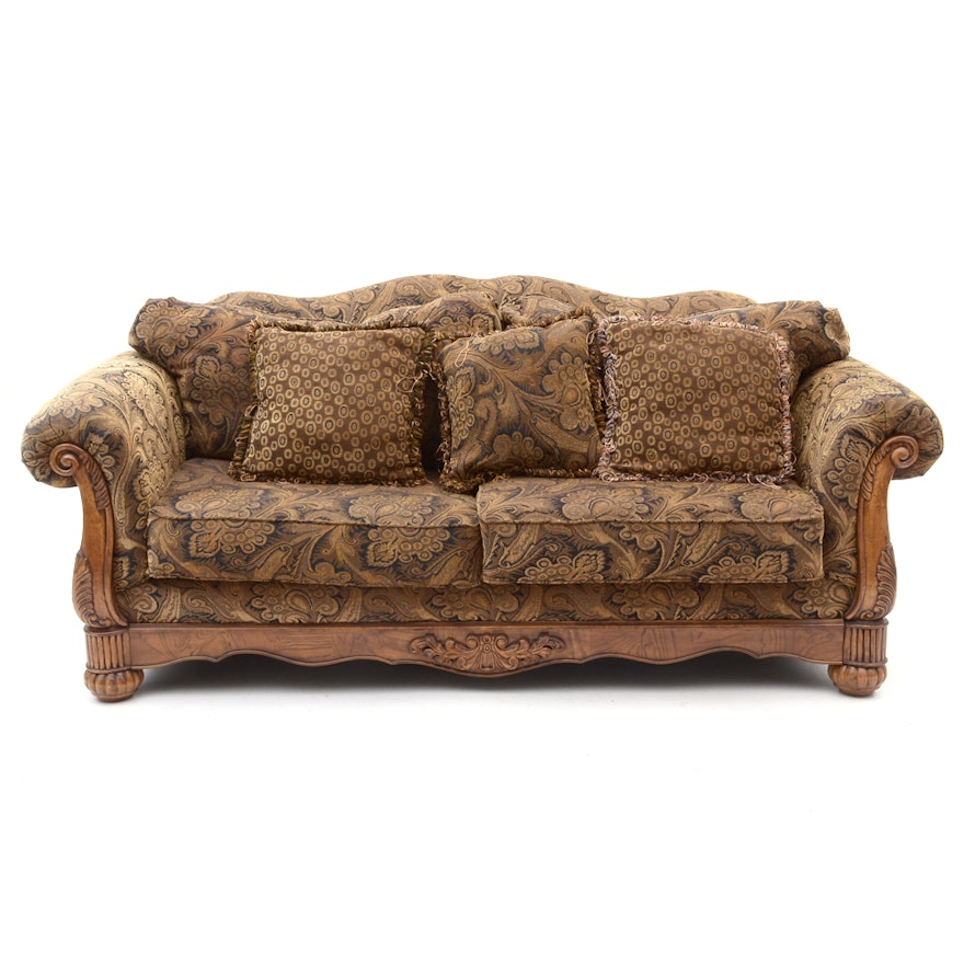 Paisley Upholstered Sofa