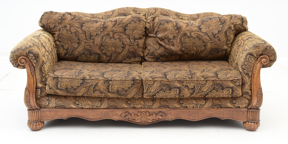 Paisley Upholstered Sofa