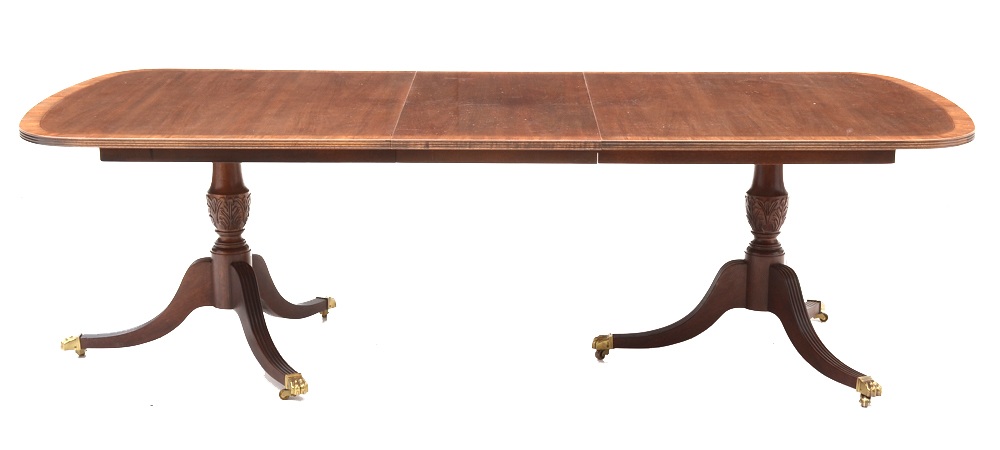 Duncan Phyfe Style Dining Table and Chairs