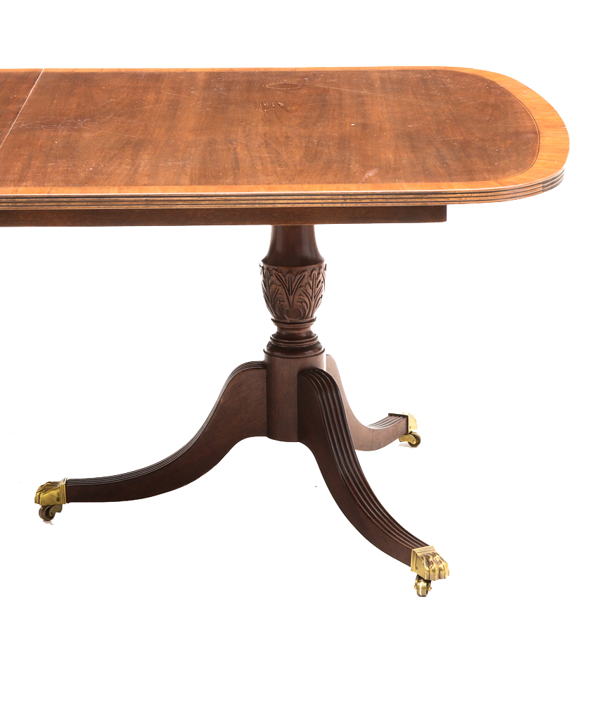 Duncan Phyfe Style Dining Table and Chairs