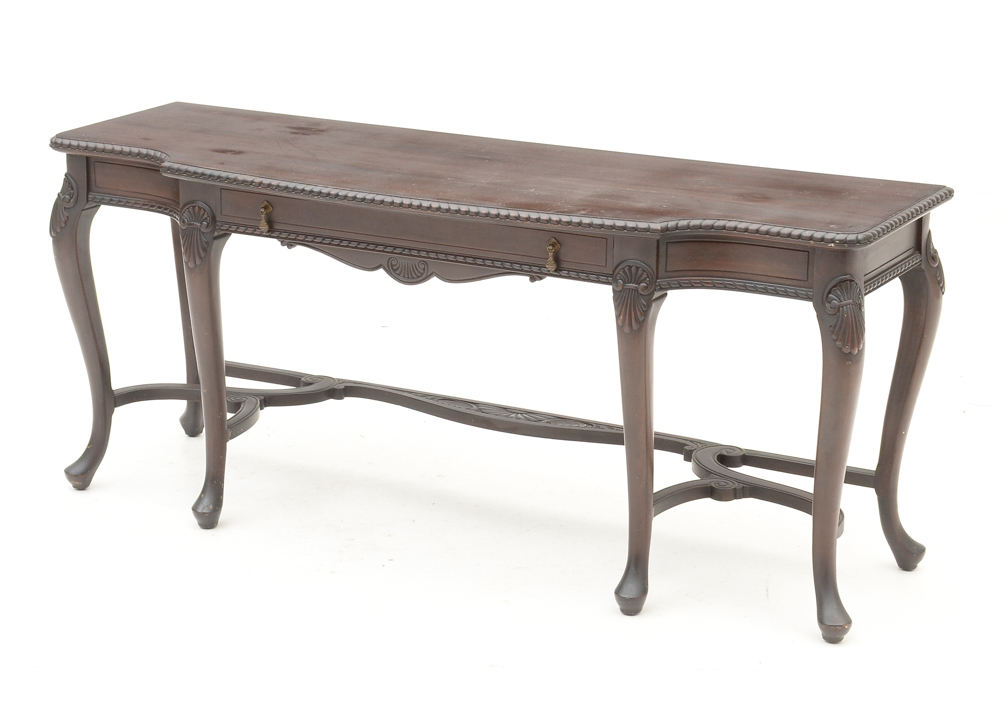 Mahogany Georgian Style Console Table