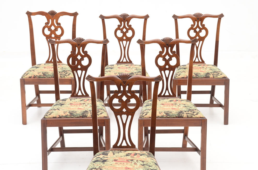 Duncan Phyfe Style Dining Table and Chairs