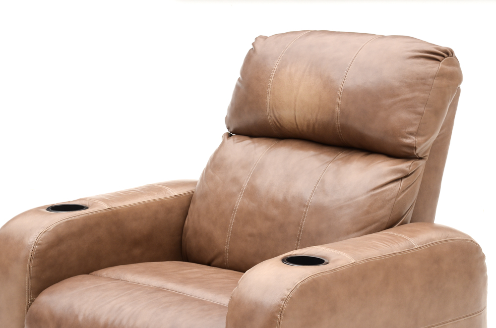 Barcalounger Leather Movie Theater Reclining Chair