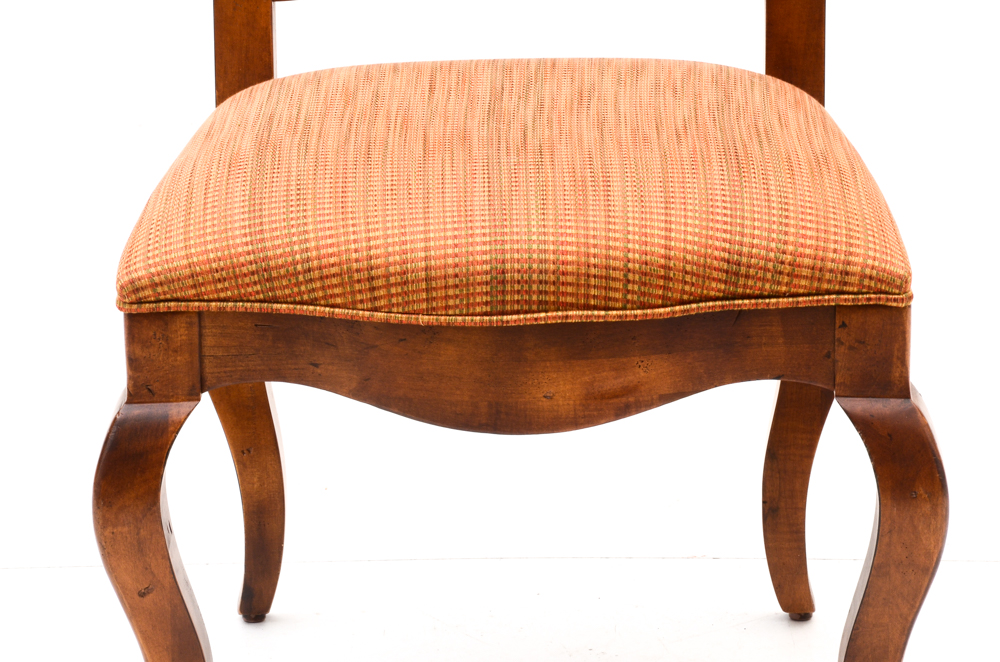 Eight French Provincial Style Ladderback Chairs by Century