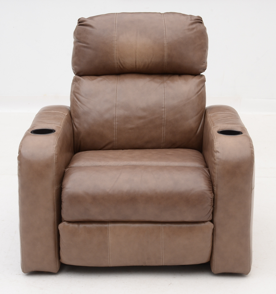Barcalounger Leather Movie Theater Reclining Chair