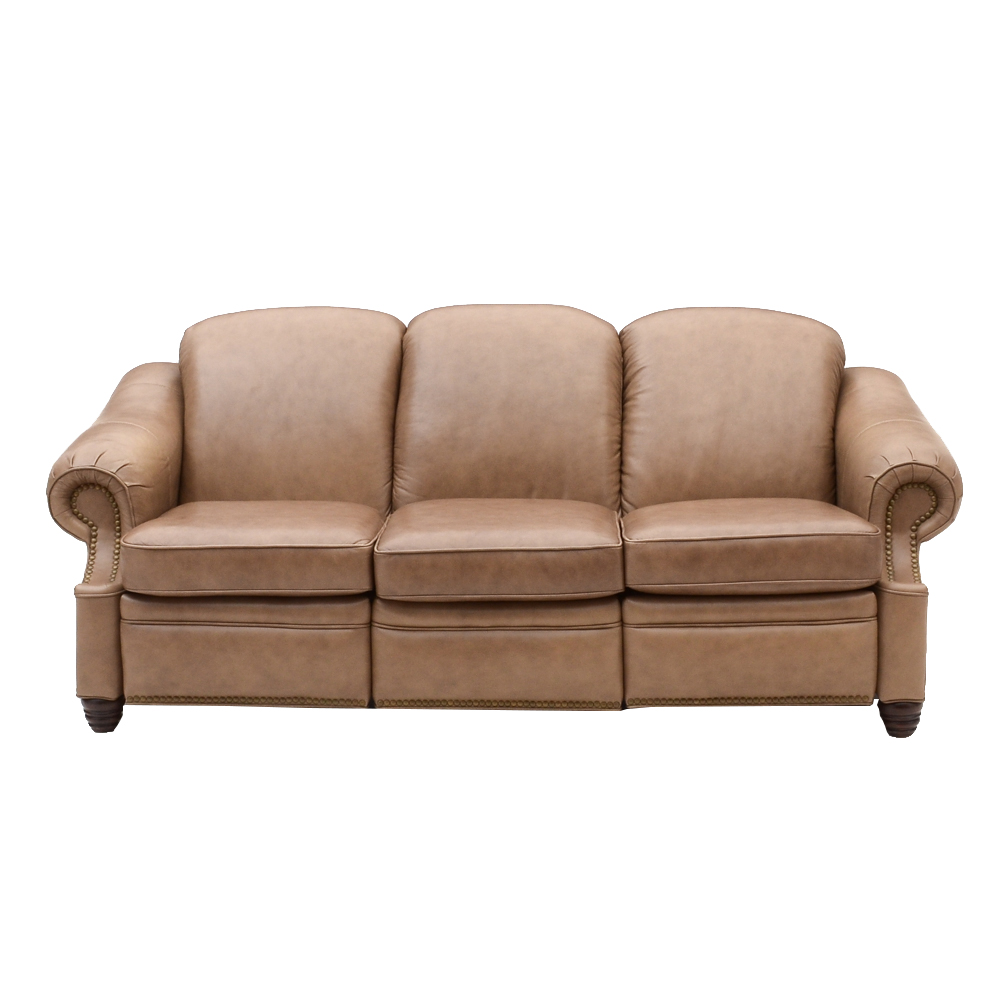 Barcalounger Leather Sofa