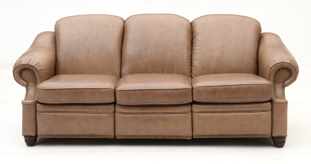 Barcalounger Leather Sofa
