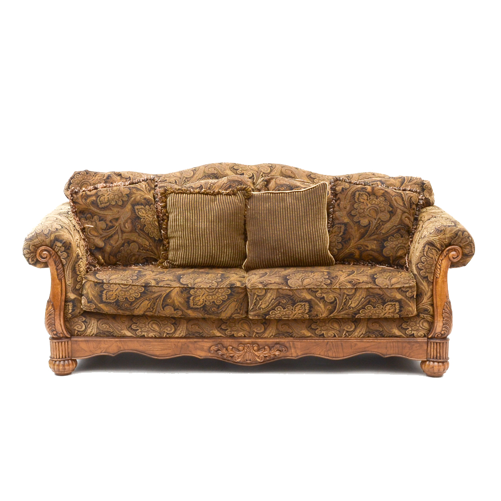 Paisley Upholstered Sofa