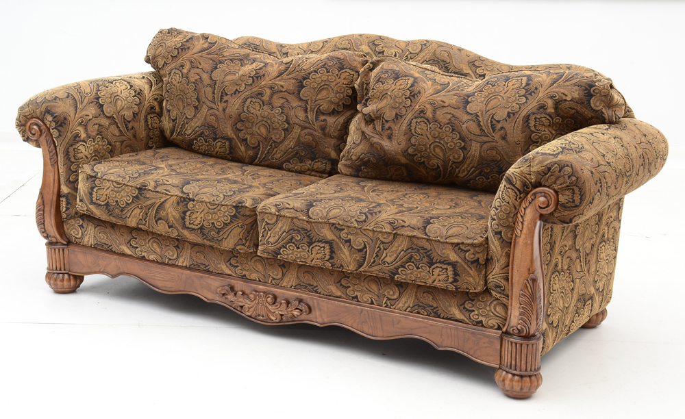 Paisley Upholstered Sofa