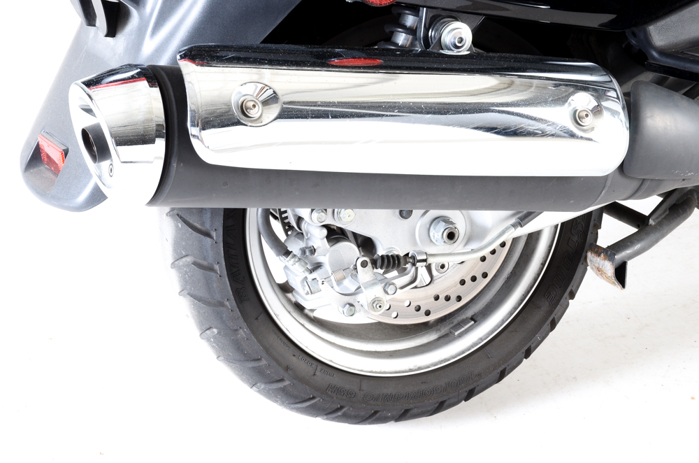 2008 Black Suzuki Burgman 650 Executive Motorcycle