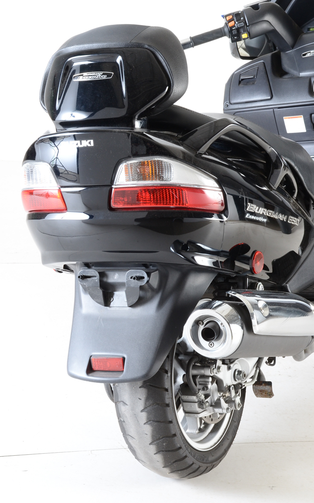 2008 Black Suzuki Burgman 650 Executive Motorcycle