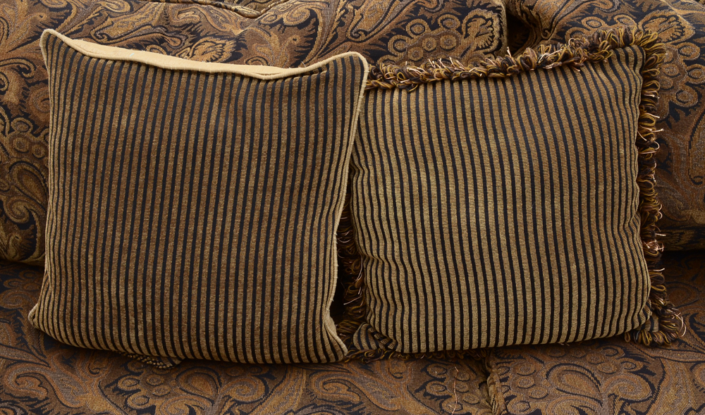 Paisley Upholstered Sofa