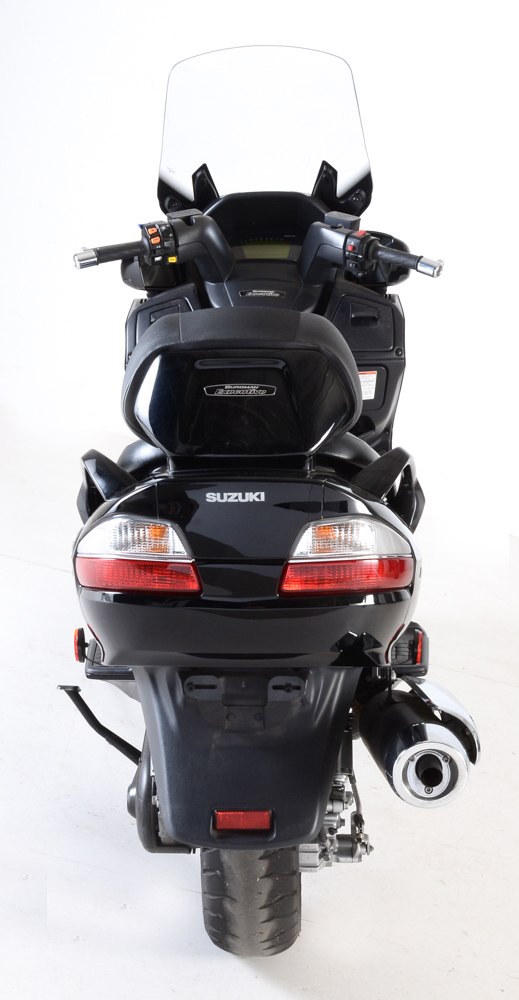 2008 Black Suzuki Burgman 650 Executive Motorcycle