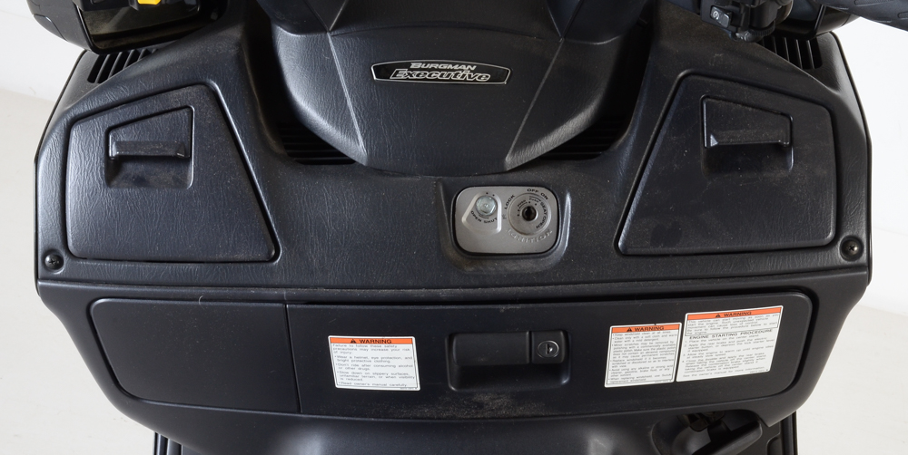 2008 Black Suzuki Burgman 650 Executive Motorcycle