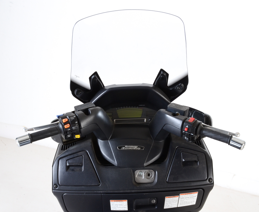 2008 Black Suzuki Burgman 650 Executive Motorcycle