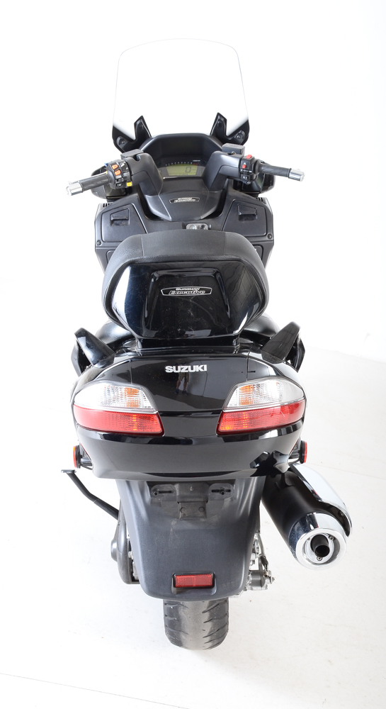 2008 Black Suzuki Burgman 650 Executive Motorcycle