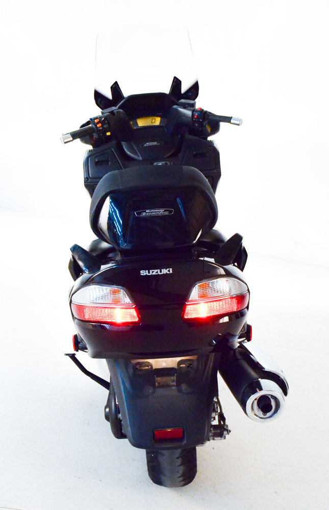 2008 Black Suzuki Burgman 650 Executive Motorcycle