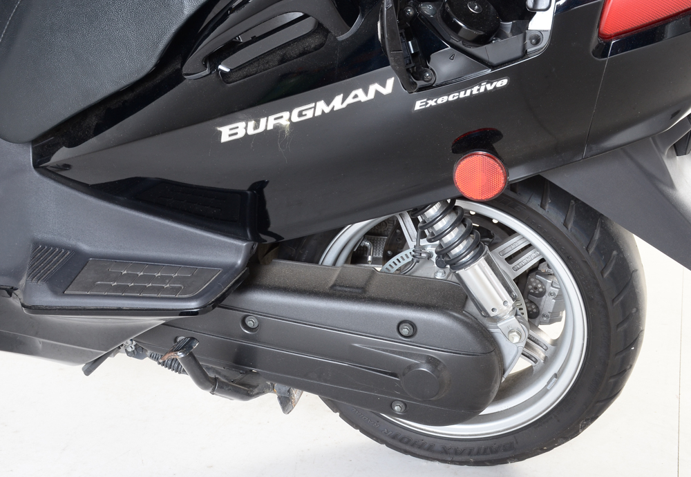 2008 Black Suzuki Burgman 650 Executive Motorcycle