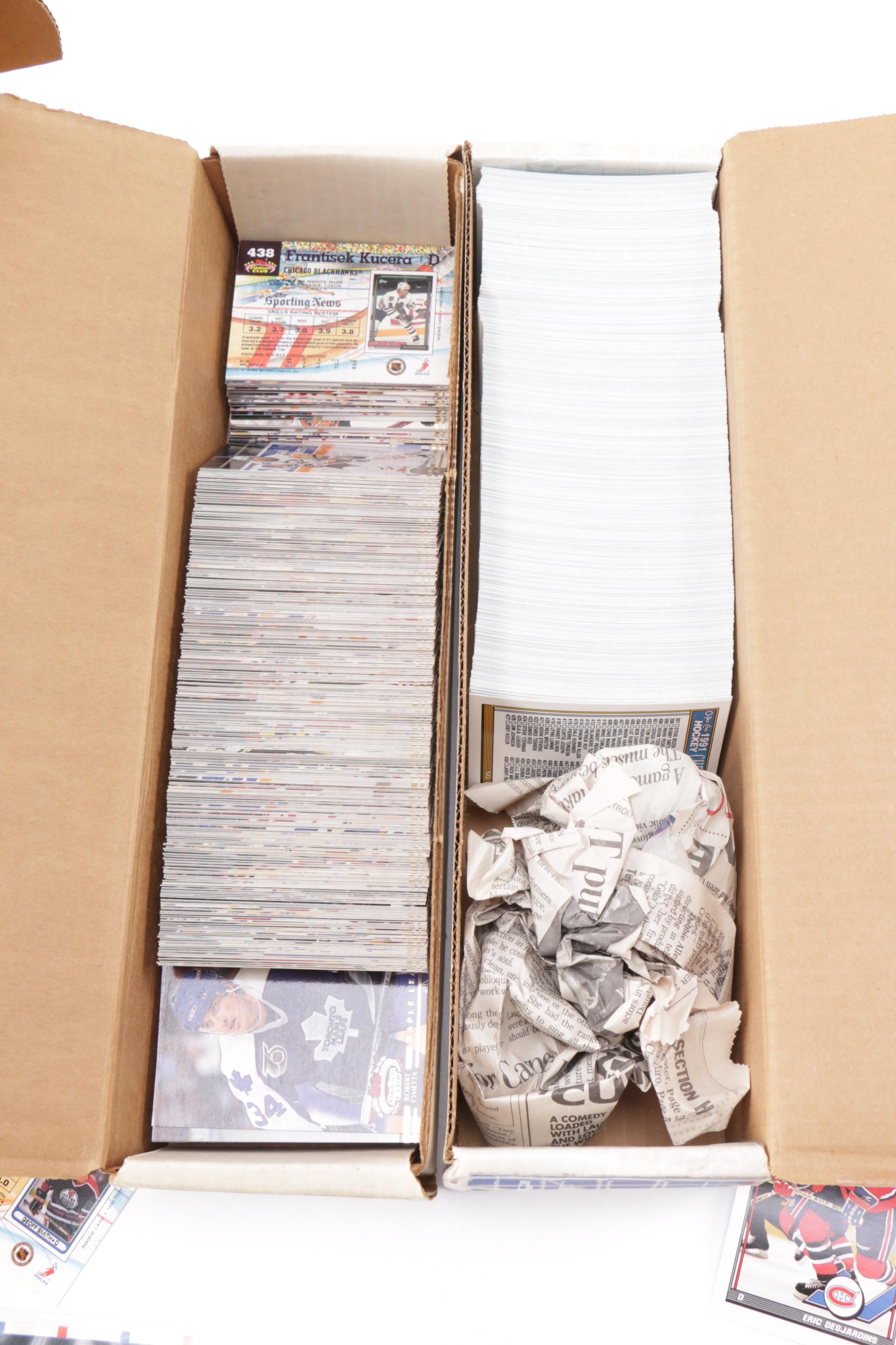 Assortment of 1990s Hockey Cards