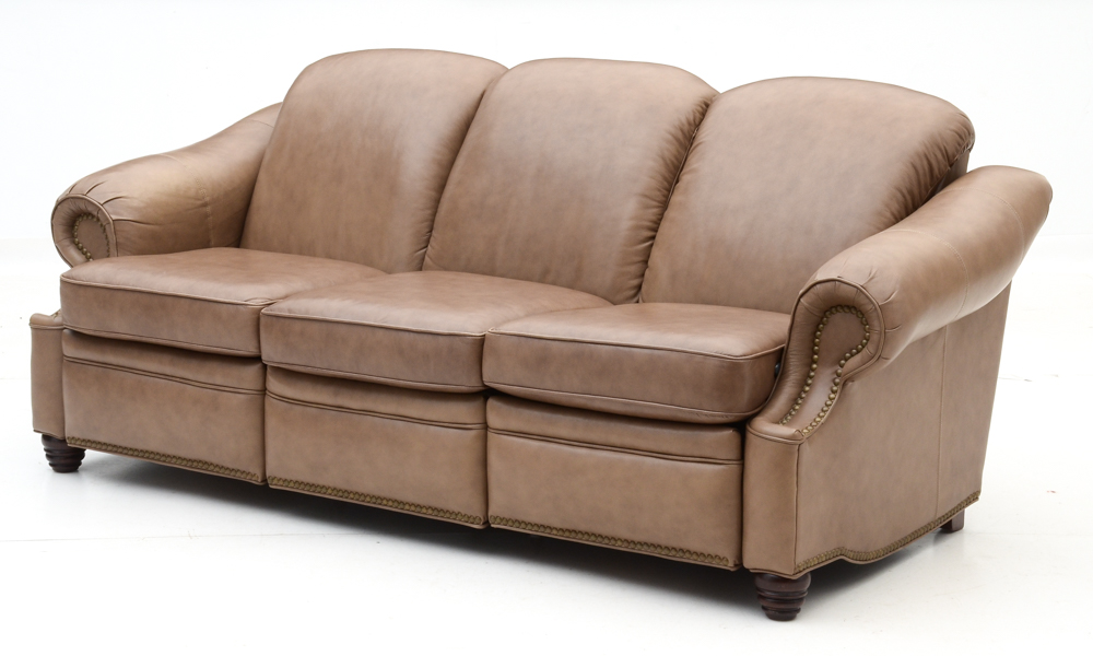 Barcalounger Leather Sofa