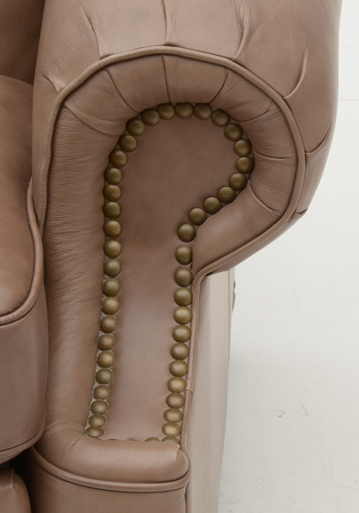 Barcalounger Leather Sofa