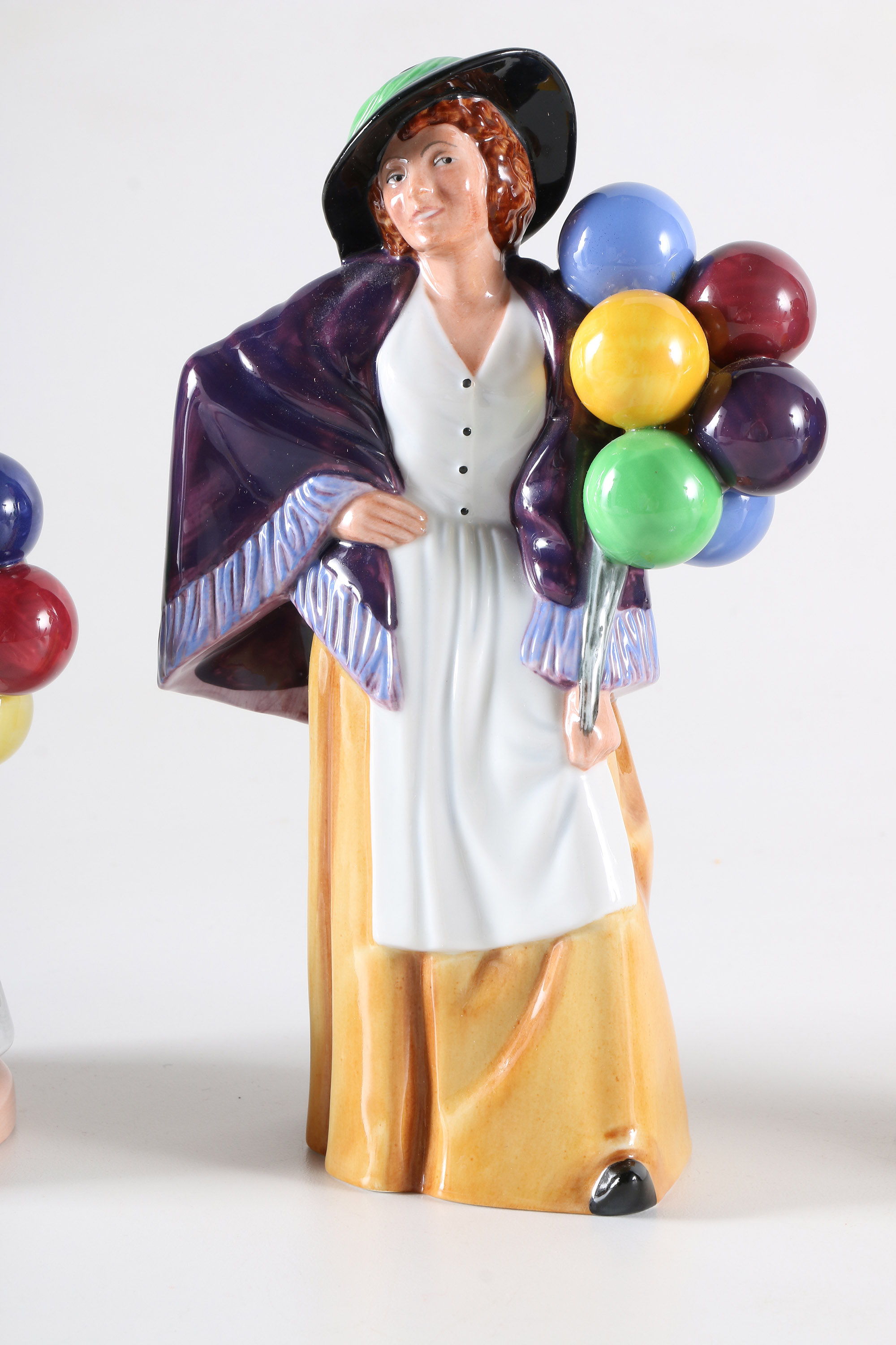 1980s Royal Doulton China Balloon Figurines