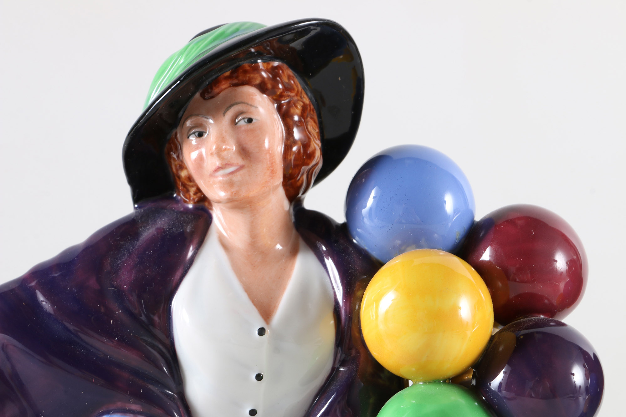 1980s Royal Doulton China Balloon Figurines