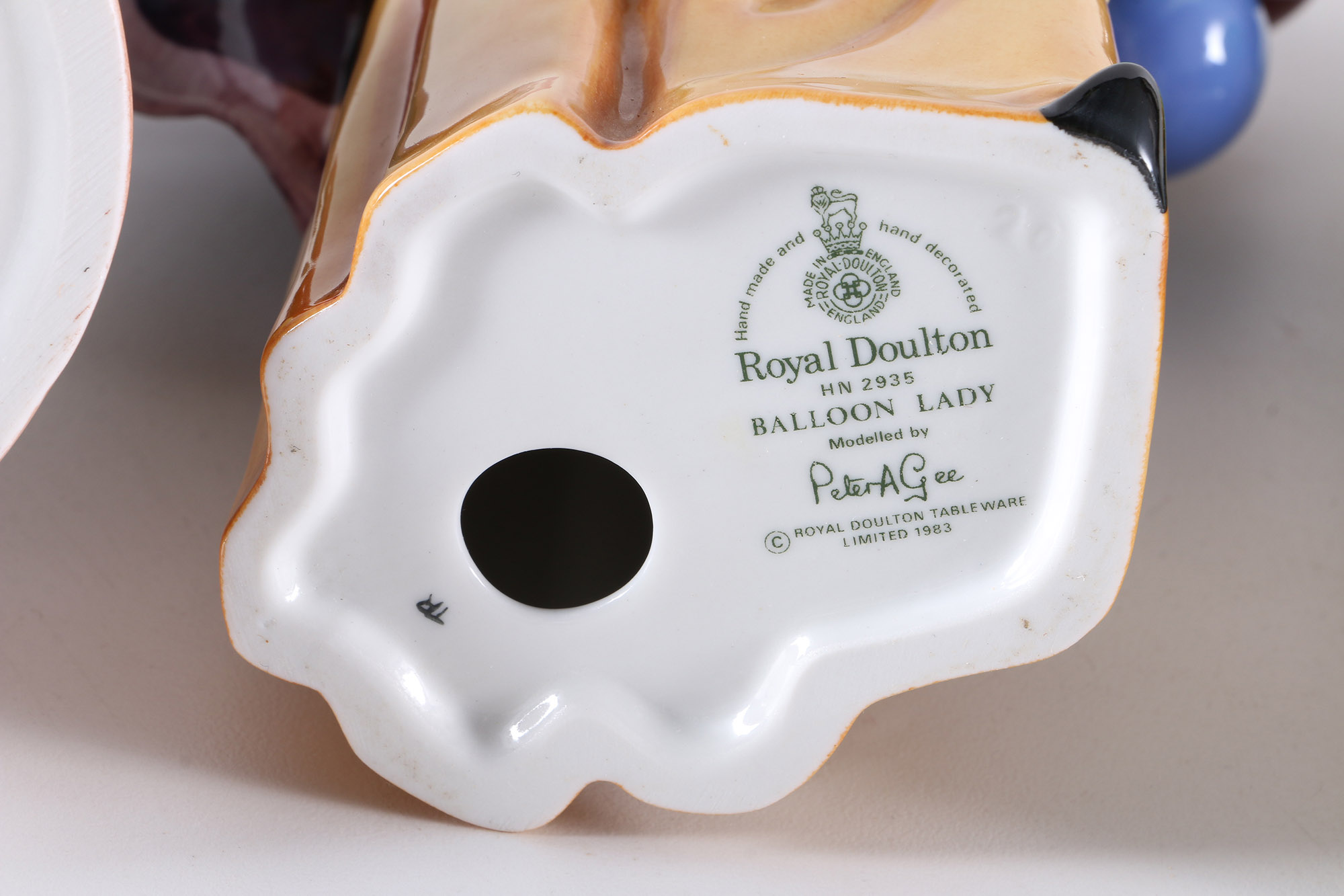 1980s Royal Doulton China Balloon Figurines