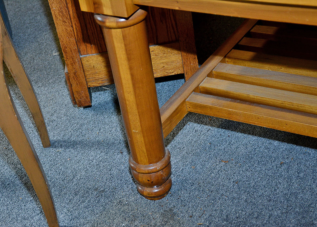 Maple Butcher Block Kitchen Island