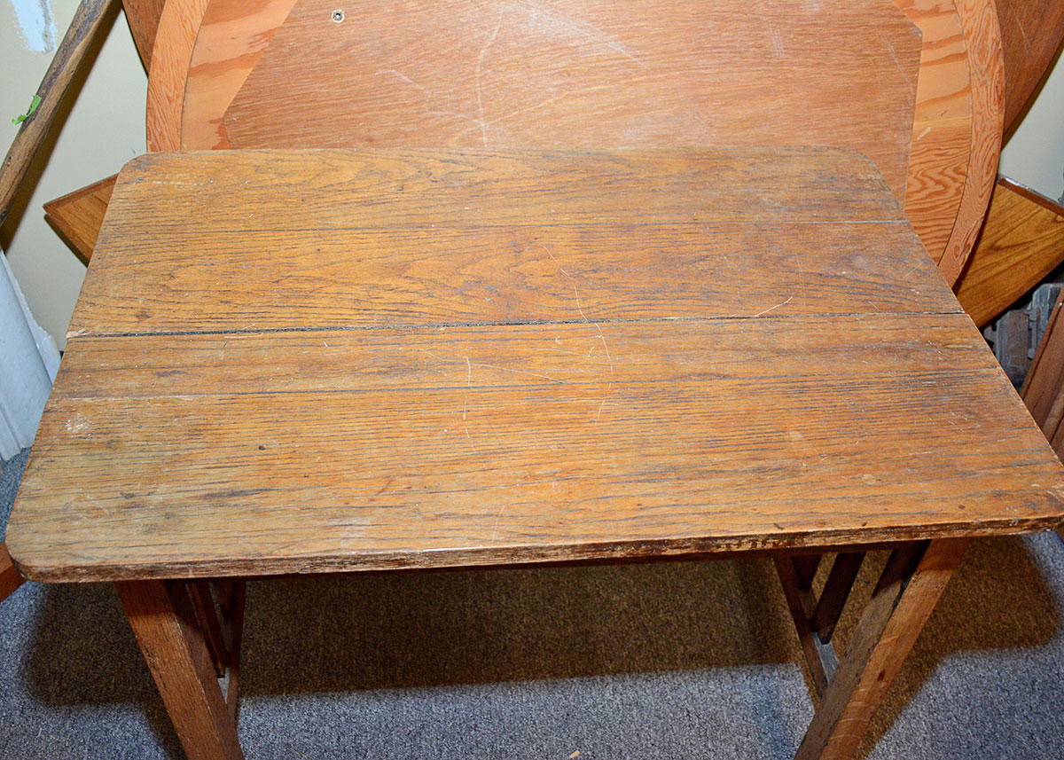 Rustic Arts and Crafts Style Writing Table