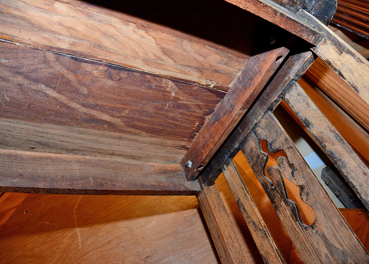 Rustic Arts and Crafts Style Writing Table