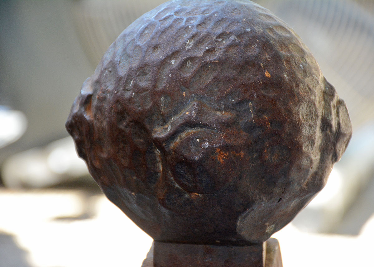 Large Antique Andirons