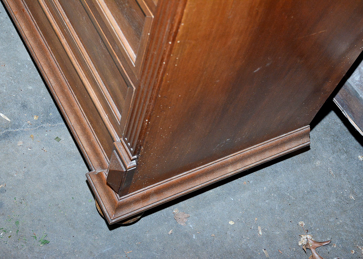 Antique Eastlake Style Marble Top Chest of Drawers With Vanity Mirror