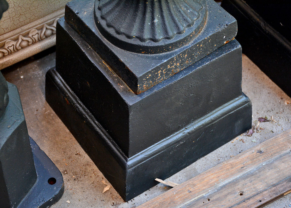 Cast Iron Pedestal Urn Planters