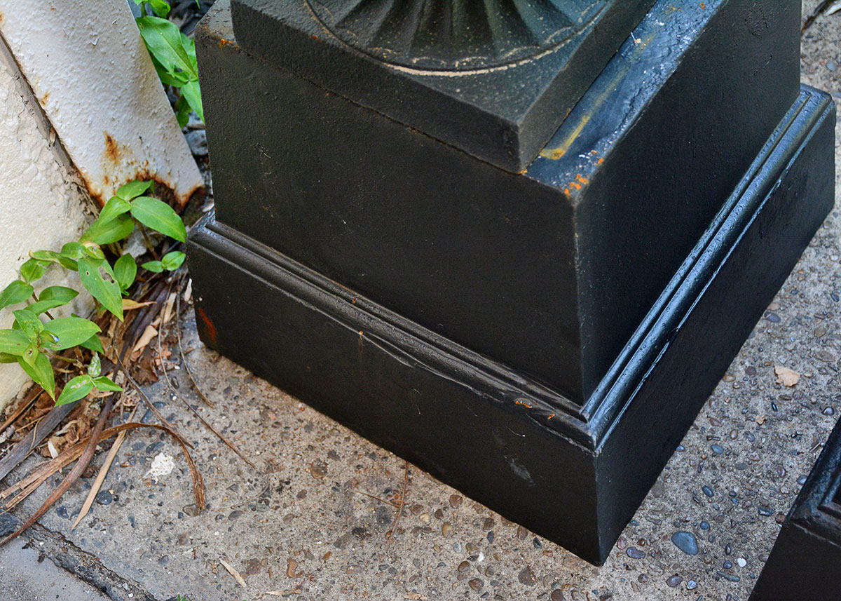Cast Iron Pedestal Urn Planters