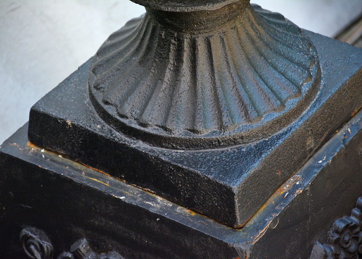 Metal Garden Urns