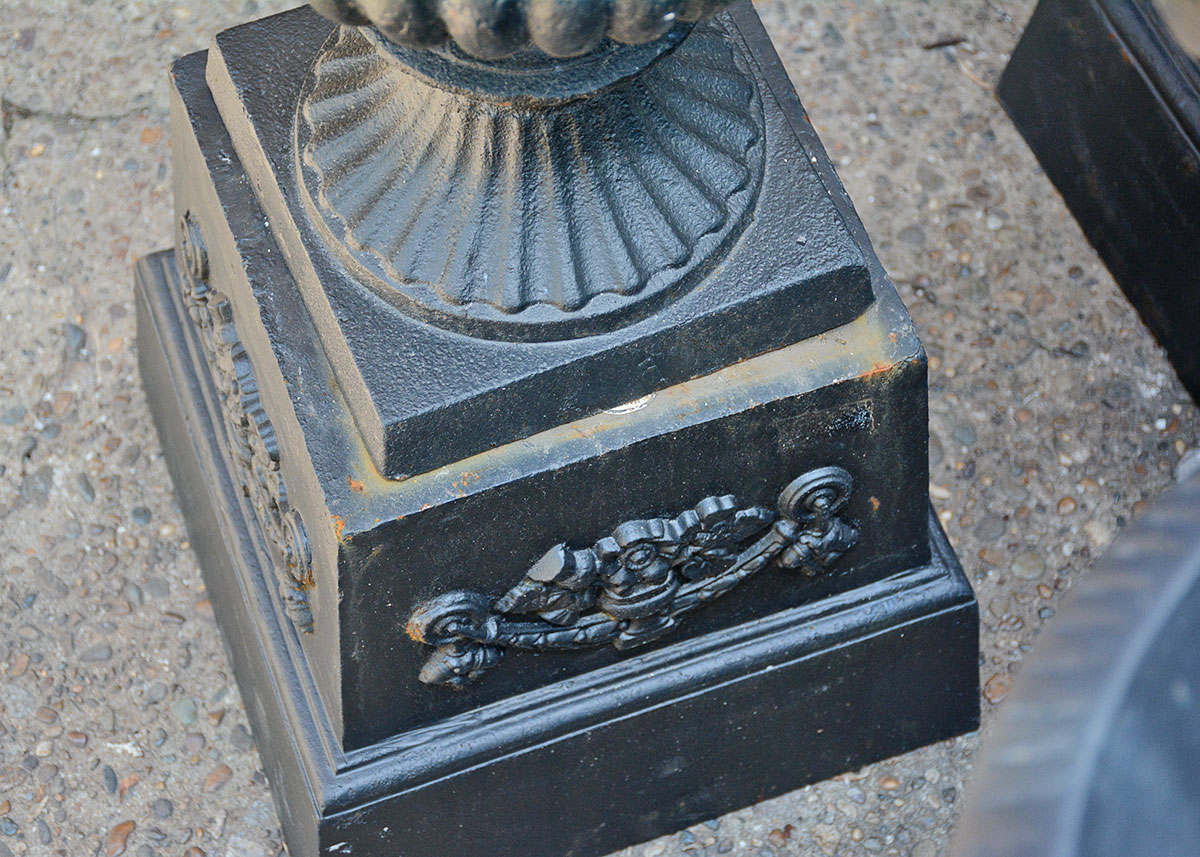Metal Garden Urns