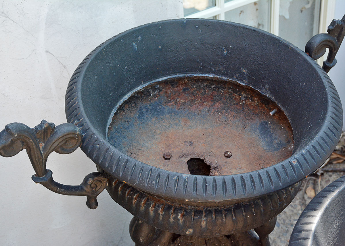 Cast Iron Urn Style Planter