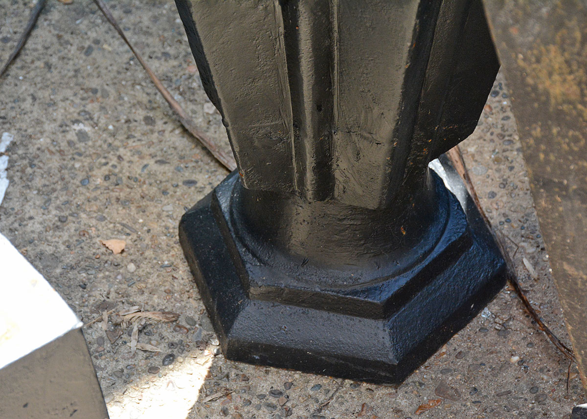 Pair of Cast Iron Art Deco Style Planters