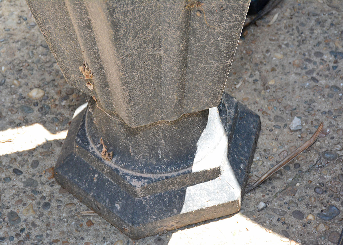 Pair of Cast Iron Art Deco Style Planters