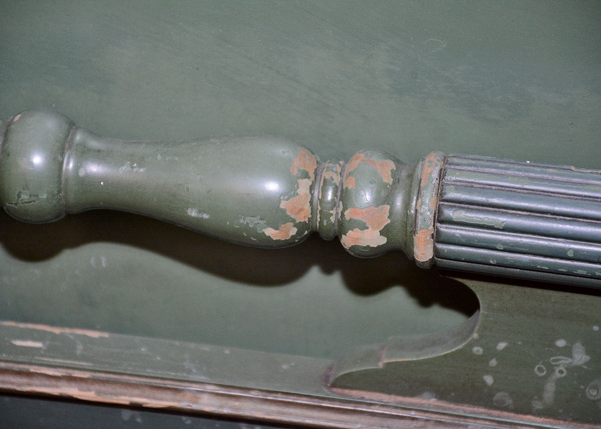 Vintage Berkey & Gay Furniture Hand Painted Bedframe