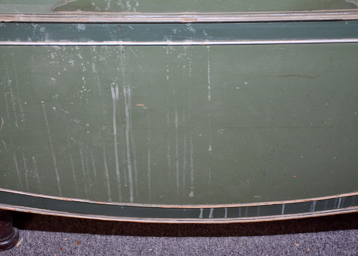 Vintage Berkey & Gay Furniture Hand Painted Bedframe