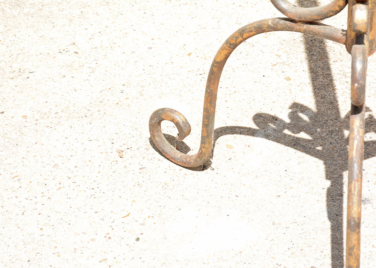 Vintage Aluminum Candle Torchiere